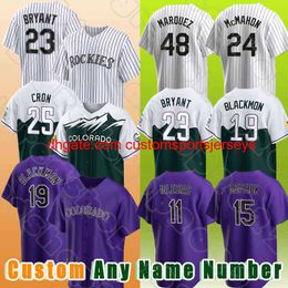 puntada 23 Kris Bryant Béisbol 25 C.J. Cron 19 Charlie Blackmon 2022 City Connect Jerseys Connor Joe Ryan McMahon Randal Grichuk José Iglesias Yonathan Daza Rodgers