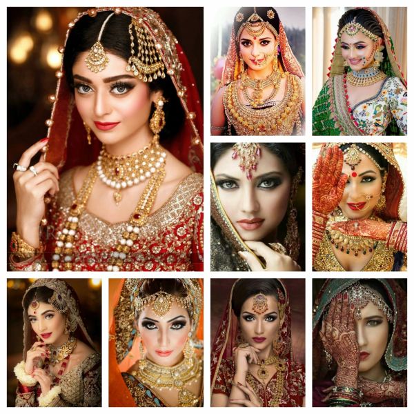 Stitch 5D Arabe Musulman Femme Photo Diamant Peinture Indien Mariée Maquillage Mur Art Point De Croix Kits Broderie Photo Mosaïque Décor À La Maison