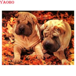 Stitch 5d DIY Diamond Painting Shar Pei Pet Photo Custom DIAMOND MIEU ANIMAL CHIEN ANIM