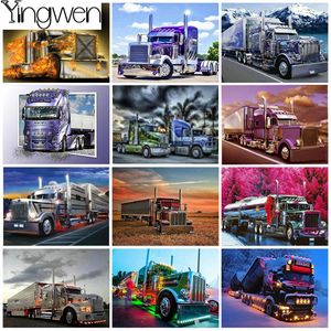 Stitch 5d Diy Diamond Painting Truck Camion Kit complet Kit en diamant Mosaïque Cross Perles broderies Handmade DIY RHINESTONE PICES ART