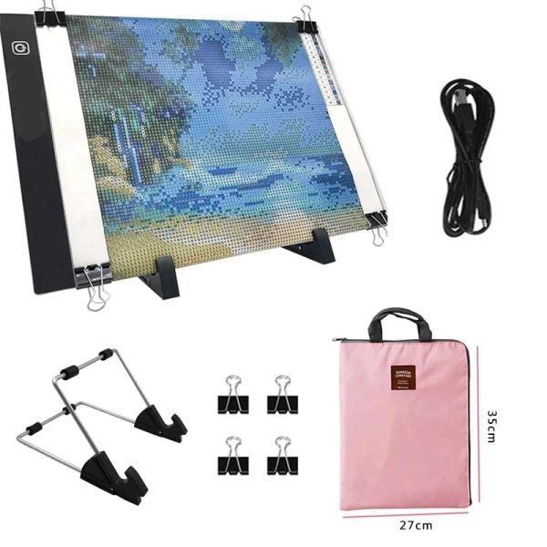 Stitch A3 / A4 / A5 LED PAD TABLE ARTISTURE TABLE TRACK TRACKET DROOT DROOT PAD TEMPLE DIAMMIN