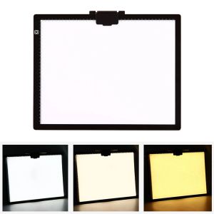 Stitch A3 Light Box Light Pad Artcraft Tracing Light Board UltraThin Alimenté par USB LED à intensité variable pour peinture diamant Tatoo Pad Animation