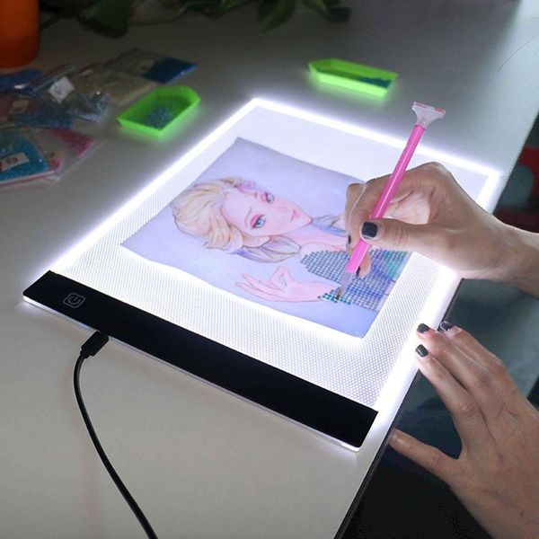 Stitch A4 / A5 LED PAD LECTER PROTECTION OEUX PROTECTION PLUS PLUS POUR LA PEINTURE DE DIAMONDE