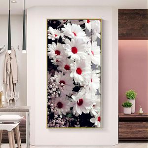 Stitch Ab Diamond Painting Full Square / Round Flower Decorations for Home Mosaic Flower Wall Stickers Diamond Art