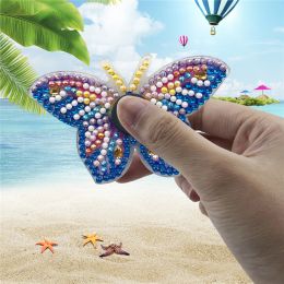Stitch papillon bricolage diamant peinture fidget spinner nouveau d'arrivée mode bricolage jouet kits de broderie en diamant pour les enfants Gift de Noël enneigé