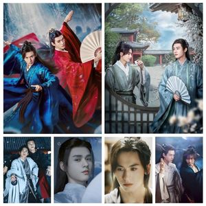 Stitch Chinese tv -show Shan He Ling Poster Woord van Honor Diamond Painting Cross Stitch Kit Full Drills Art Craft for Home Decor