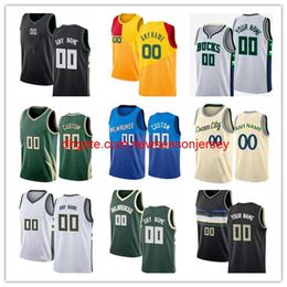 Stitch custom 75th Custom Heren Dames Jeugd Basketbal Jerseys Giannis 34 Antetokounmpo 7 Grayson Allen Bobby 9 Portis Jr 21 Holiday