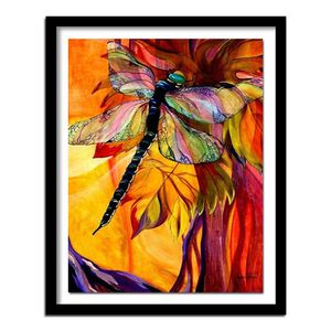 Stitch Diamond Painting Full Square Dragonfly Modèle DIY DIAMOND RÉSINE DROY