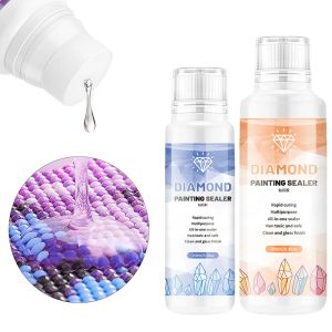 Stitch Diamond Painting Sealler 5d Diamond Painting Art Glue 60/120/150/240/480ml Continuous Hold Gloss Effet Diamond Painting Puzzle