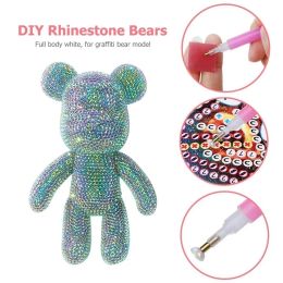 Stitch DIY Bearbrick Diamond Painting for Kids Violent Bear Brodemery Rhingestone DIY Painting Kit Force Full Derce Home Decor Cadeau de Noël