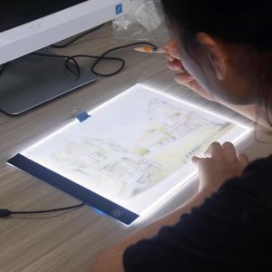 Stitch DIY Diamond Painting A4 LED Light Tablet LAD TROIS NIVEAU DIMMABLE LED PAD DESSION PLAC DRAPE DE DROYAGE DIAMM