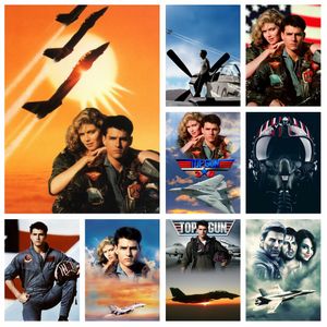 Stitch DIY Top Gun Film Diamond Painting Accessories Classic Classic Cross Cross Stitch Picture Mosaic Craft Full Drill Force Home Decor