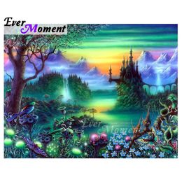 Stitch Ever Moment DIY PEINTURE DIAMAND CROSSE STITT Magic Bird Frog Fantasy Décoratif Decorative Needlework Mosaic ASF1060