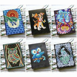 Stitch Evershine Diamond Painting Notebook Animaux de forme spéciaux Rigiane Phine Fiche Affichage Full Diary Livre 60 Pages A5 Notel A5