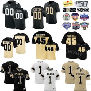 Stitch Football College Purdue 4 Deion Burks Maillots Hommes ProSphere 31 Dillon Thieneman 21 Sanoussi Kane 1 Hudson Card 45 Devin 3 Tyrone Tracy Jr Uniforme universitaire