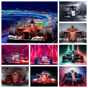 Stitch Full Drill Diamond Painting F1 Formule Car Racing Wall Art Cross Crost Kits broder