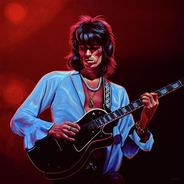 Stitch JMine Div 5d Keith Richards Guitar Music Singers Full Diamond Painting Cross Stitch Kits Art Portrait 3D Paint By Diamonds