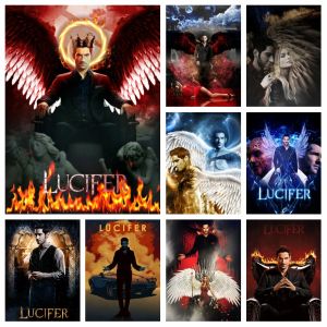 Stitch Lucifer Film diamant peinture accessoires personnages de film Tom Ellis Art point de croix broderie photo mosaïque perles décor à la maison