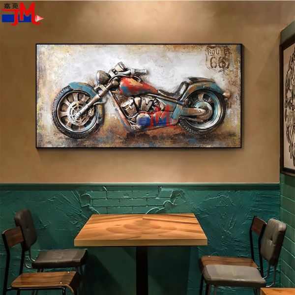 Stitch Motorcycle Vintage Diamond Wall Art Paint