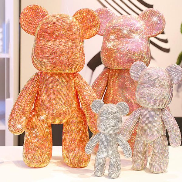 Stitch New 5d Diy Diamond Painting Christmas Gift Crystal Bear Doll Doll Mosaic Embroderie Rigiance Force complète Cade