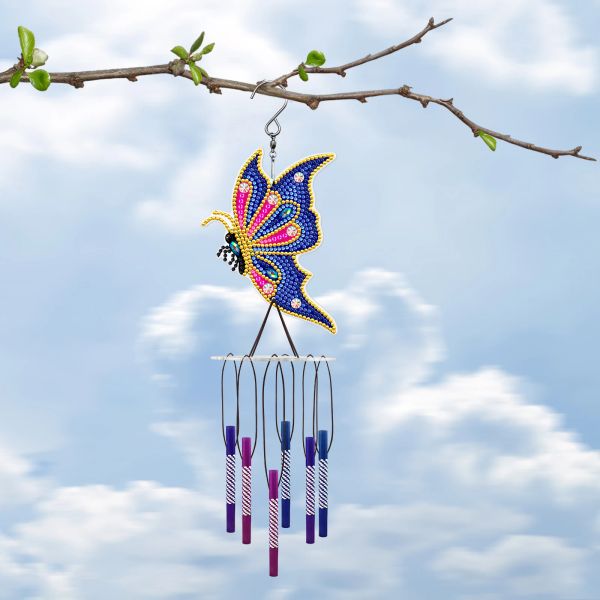 Stitch New Animal Butterfly Wind Chime DIY PEINTURE DIAMONDE