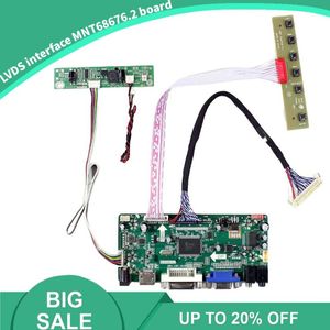 Stitch Nieuw M.NT68676 Monitorkit voor LM270WF2 (TL) (A5) LM270WF2TLA5 HDMI+DVI+VGA LCD LED -scherm Controller Board Driver