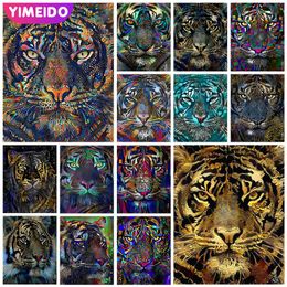 Stitch yimeido bricolage 5d ab diamant peinture animaux art complet full carré rond hignestone mosaïque croix couture diamant broderie tigre