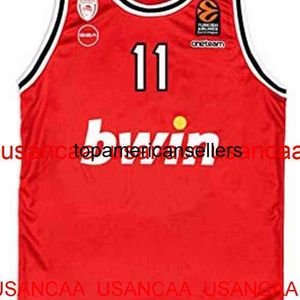 Cousu 20/21 Kostas Sloukas Olympiacos Jersey personnalisé hommes femmes maillot de basket-ball jeunesse XS-5XL 6XL