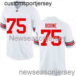 Cousu 2020 75 Alex Boone Ohio State Buckeyes Blanc NCAA Football Jersey Personnalisé n'importe quel numéro de nom XS-5XL 6XL