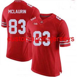 Gestikte 2020 heren vrouwen jeugd Terry McLaurin Ohio State Buckeyes Red NCAA Football Jersey Custom Elke naamnummer XS-5XL 6XL