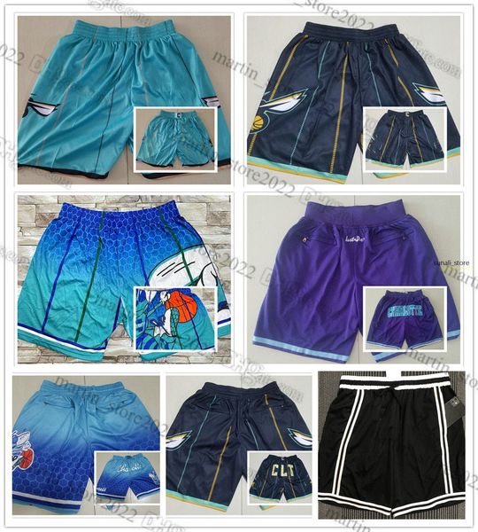 Cousu 2023 Basketball LaMelo Ball Shorts Gordon Hayward Terry Rozier III Kelly Oubre Jr Muggsy Bogues Larry Johnson Hommes Tous les pantalons de survêtement brodés Pantalons