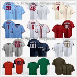 Maillot de baseball cousu 2024 Adam 66 Kloffenstein Matthew 52 Liberatore Lance 31 Lynn Steven 32 Matz Keynan 93 Middleton Miles 39 Mikolas 55 O'Brien 53 Pallante