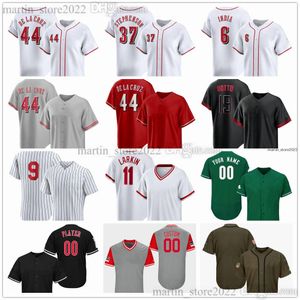 Maillots de baseball cousus 2024 19 Joey Votto 30 Ken Griffey Jr. 11 Barry Larkin 8 Joe Morgan 5 Johnny Bench 14 Pete Rose Hommes Femmes Jeunes