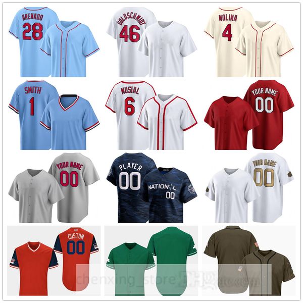 Cosido 2024 Jerseys de béisbol 33 Brendan Donovan 19 Edman 15 José Fermín 22 Alfonso Rivas 0 Masyn Winn 25 Jared Young 41 Alec Burleson 3 Carlson 63 Siani 13 Carpenter