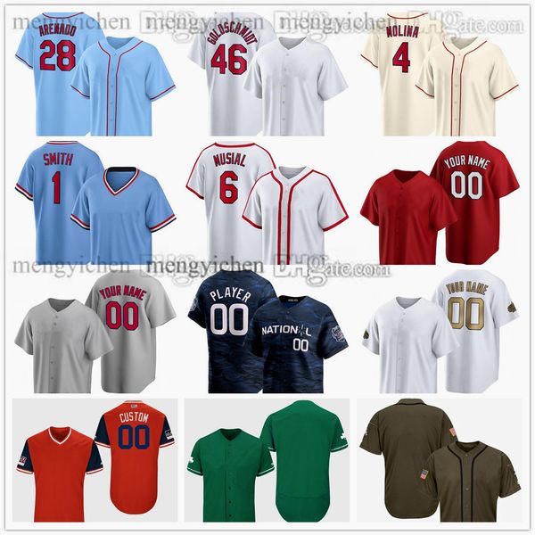 Maillots de baseball cousus 2024 Brandon 35 Crawford Sonny 54 Gray Ryan 64 Fernandez Giovanny 65 Gallegos Kyle 44 Gibson Ryan 56 Helsley John 47 King Andrew 27 Kittredge