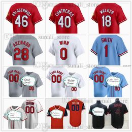 Costa 2024 Jerseys de béisbol de la ciudad 33 Brendan Donovan 19 Edman 31 Lance Lynn 48 Ivan Herrera 39 millas Mikolas 3 Dylan Carlson 64 Ryan Fernandez 65 Giovanny Gallegos