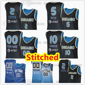 Gestikte 2024 Sky Women Basketball Jerseys 5 Angel Reese 10 Kamilla Cardoso 2 Kahleah Copper 11 Brynna Maxwell Gondrezick Reimer Harrison Mabrey Evans OnyenWere