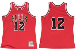 Gestikte 23 Michael Basketball Jersey S-6XL Mitchell Ness 1989-90 Mesh Hardwoods Classics Retro Versie Men Women Youth Jerseys