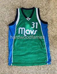 Cosido # 31 Jason Terry Jersey verde personalizado hombres mujeres jóvenes baloncesto jersey XS-5XL 6XL
