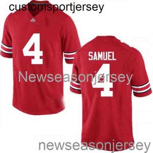 Cousu 4 Curtis Samuel Ohio State Buckeyes Rouge NCAA Football Jersey Personnalisé n'importe quel numéro de nom XS-5XL 6XL