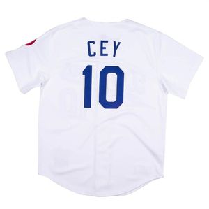 Maillots de baseball cousus 10 Ron Cey 1981 Hommes Femmes Jeunes S-4XL maille Classics maillot rétro