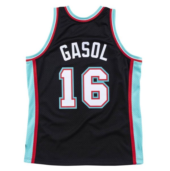 Maillot de basket-ball cousu # 16 Pau Gasol 2001-02 maille Hardwoods maillot rétro classique hommes femmes jeunesse S-6XL