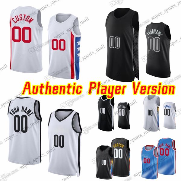 Version de joueur personnalisée Basketball 10 Ben Simmons Maillots AU Stitch 2 Cameron Johnson 1 Mikal Bridges 26 Spencer Dinwiddie 28 Dorian Finney-Smith 33 Nic Claxton Clowney