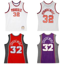 Gestikte basketbalshirts Amar'e Stoudemire 2002-03 03-04 mesh hardhout klassieke retro jersey heren dames jeugd S-6XL