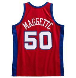 Gestikte basketbalshirts Corey Maggette 2000-01 mesh Hardhout klassieke retro jersey Heren Dames Jeugd S-6XL