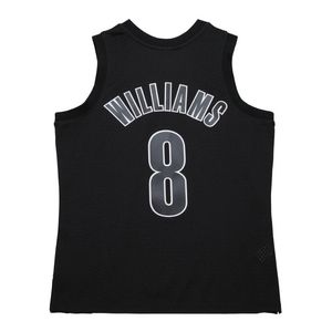 Gestikte basketbalshirts Deron Williams Kerstdag 2012 mesh hardhout klassieke retro jersey heren dames jeugd S-6XL