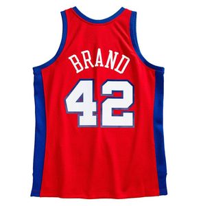 Gestikte basketbalshirts Elton Brand 2001-02 mesh Hardhout klassieke retro jersey Heren Dames Jeugd S-6XL