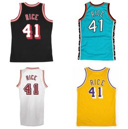 Gestikte basketbalshirts Glen Rice 1994-95 99-00 mesh Hardwoods klassieke retro jersey Heren Dames Jeugd S-6XL