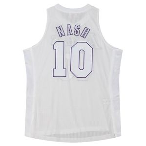 Maillots de basket-ball cousus Steve Nash jour de Noël 2012 maille feuillus maillot rétro classique hommes femmes jeunesse S-6XL