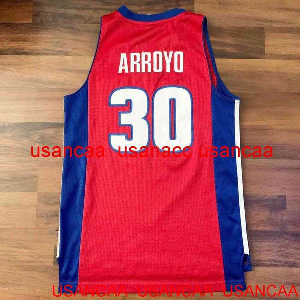 Cousu Carlos Arroyo Jersey Basketball Porto Rico personnalisé hommes femmes jeunes maillot de basket-ball XS-5XL 6XL